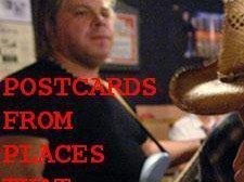Poster for Postcards gig at Treaty Of Commerce on August 1st 2010 in aid of Macmillan Cancer Support