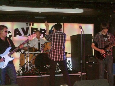 Postcards at Cavern Club Back Stage as part of the IPO Liverpool Festival 2010 on May 26th 2010.
