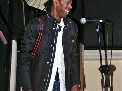 Tom onstage in the UK at the Bristol Indie Soul Mixer June 16-19 2011