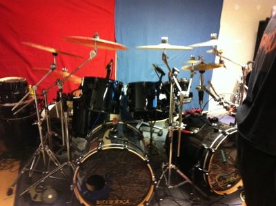 Drum kit used to record Revelations of Extinction MCD coming out soon!