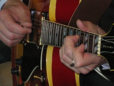 Chris Montgomery Guitarist - hands