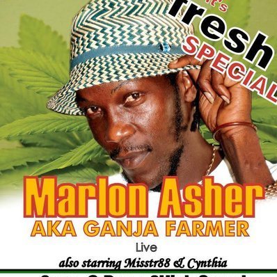 Marlon Asher – Ganja Farmer / I Love You – Vinyl (7