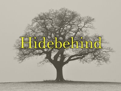 Hidebehind photo