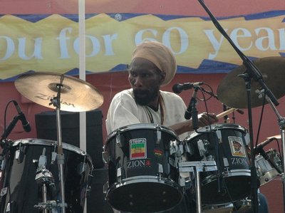 ras-b drummer for reggaeinfinity band