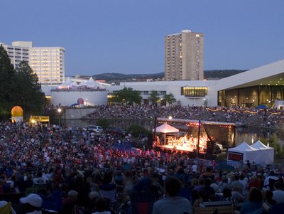 Michael Lewis  and Bridgette Lewis performing with the Spokane Jazz Orchestra