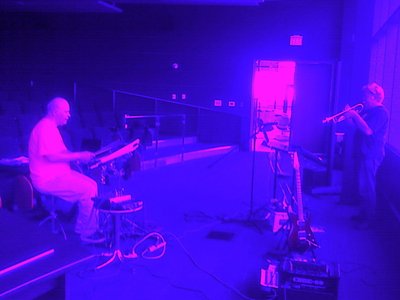 Jeff and Wally in rehearsal