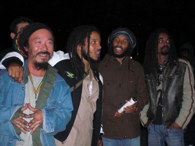 Ras Nobu & The Marley boys.