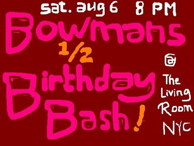 Bowmans 1/2 Birthday Bash at the Living Room NYC