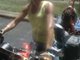 "Tryin" 2 stand up fxdx w/ trailer;}
