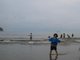 Me and my lil sis at Pangandaran Beach, Fisher Village, East Java, Indonesia