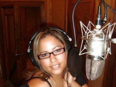 Jelixa in the studio