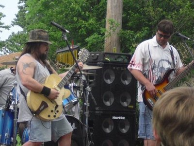 The band live in action!