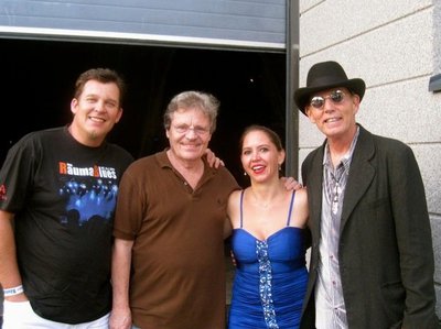 With Delbert McClinton in Finland tourin' with Eden Brent and Andrew Irvine