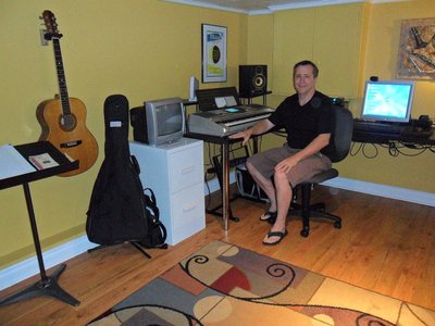 Studio and me! One of my favorite places on earth....