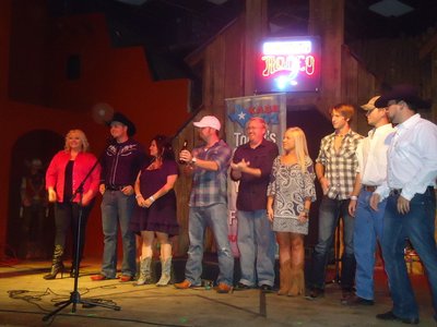 Waiting for the results of the Texaco Country Showdown Finals