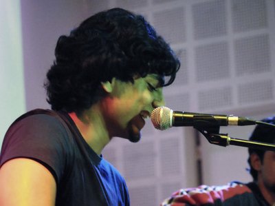 Our gig at Kyra Theater - Anup and Kenneth