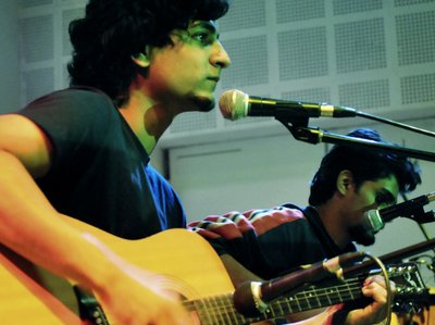 Our gig at Kyra Theater - Anup and Kenneth