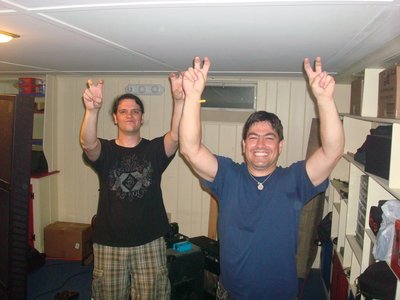 forget the devil horns- we have our own hand sign!