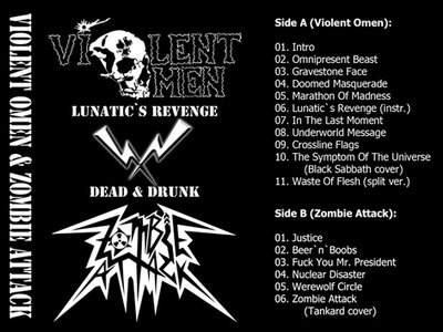 Violent Omen and Zombie Attack Split