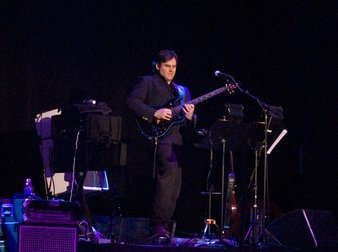 Michael Lewis on guitar