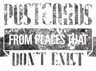 Postcards From Places That Dont Exist black and white logo.