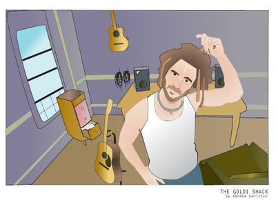 confused inside the shack