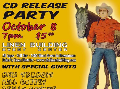 Oct 8 - CD Release Party - The Linen Building