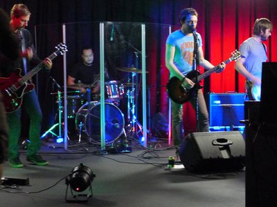 Live in-studio internet broadcast for thestream.tv (9/8/11) (Photo by Claudia Martinez Mansell)