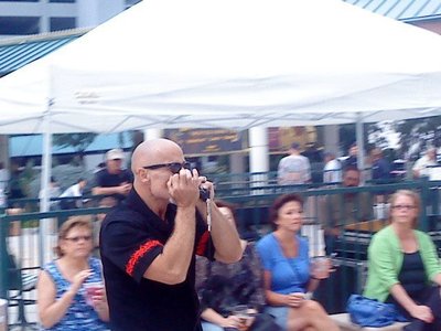Crowd Shot and Michael at Blues Challenge Harrahs Sept 2011.