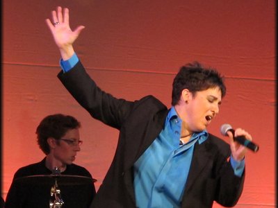 The finale at Downstairs Cabaret Theater, 9/9/11, Rochester, NY.  Photo Credit: Jim Van Meter