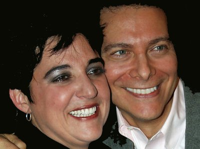 Terese Genecco with Michael Feinstein after her show at The Metropolitan Room NYC