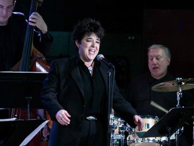 Terese Genecco performing with Mike Berkowitz (Liza Minnelli, Billy Joel, Elton John) at The Iridium