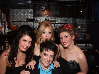 Terese Genecco and her 1st Tropicabana Girls at The Iridium NYC