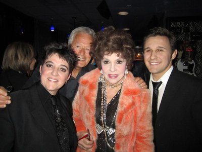 Terese Genecco, legedary film star Gina Lollabrigida, Stephen Sorokoff, & Nicolas King