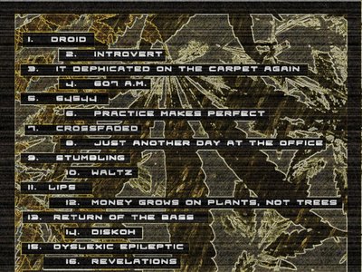 CD TRACK LIST