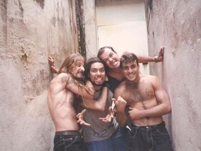 Marcelo Sanches and guys from Korzus - 1990Â´s