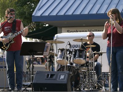 The Michael Lewis Band 2008 at a Motorcycle Rally in Spokane
