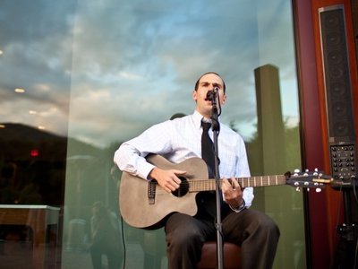 James performing the rehearsal dinner for the Meyer Merril Wedding at the Westin