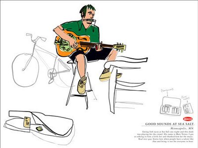 Matt drawn by Wasco playing at Sea Salt