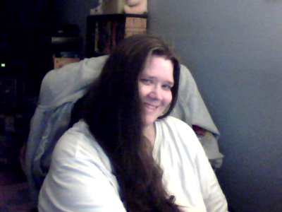 This was my before photo-hair down to my butt-lol!