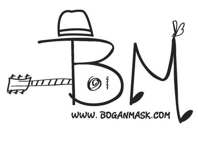 New stickers available of Bogan Mask logo