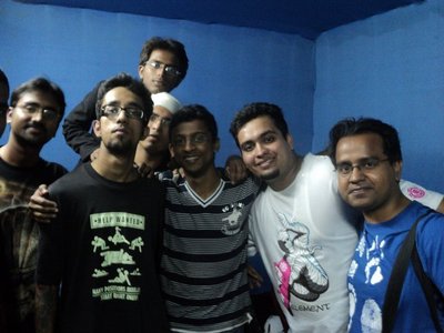 Dabanol with Underground Authority during NIT Agartala show 20-02-2011