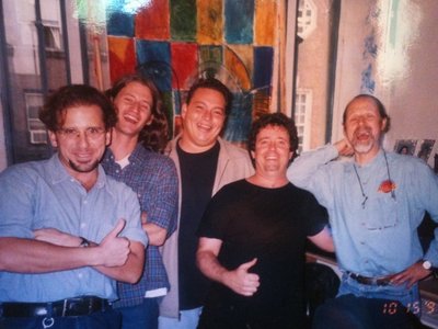 Matthias with King Holiday and Eddie Kramer in NYC at my old studio Bear Bones in Harlem