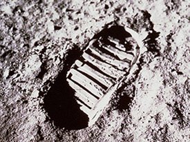 Moon Step - Image Source: NASA