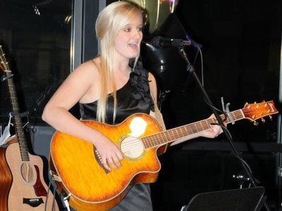 Performing at CD Release Event