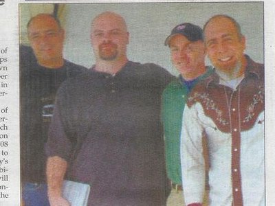 Winners of the Myersville, MD Trolley Festival Bluegrass Instrument contest, October 2007.