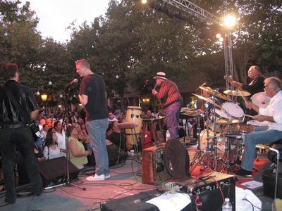 Performing with Mick Martin at the Tower of Power concert at the Radisson Hotel