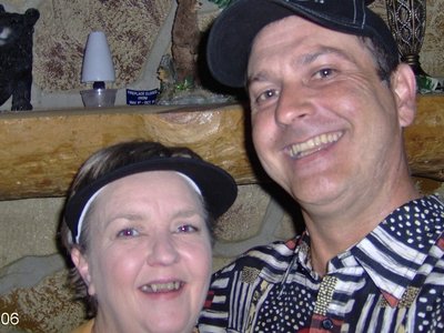 My Wife Janice and me relaxing in the mountains