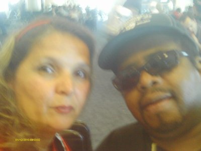 Me and my wife Carmen at the wax museum...  In Hollywood California