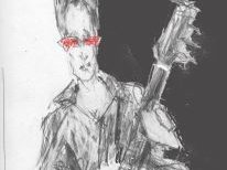 JD Drawing by Ted Berkowitz